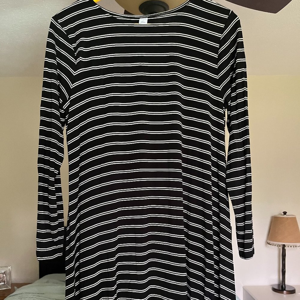 Long Sleeve Striped Dress